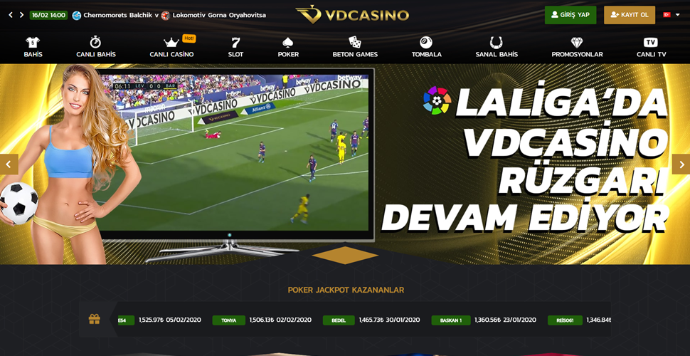 Vdcasino casino sitesi