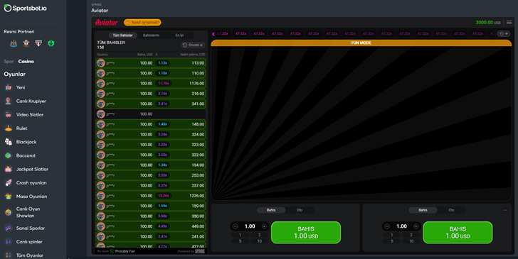 Aviator Demo Modunda Oynanan Bahis Siteleri